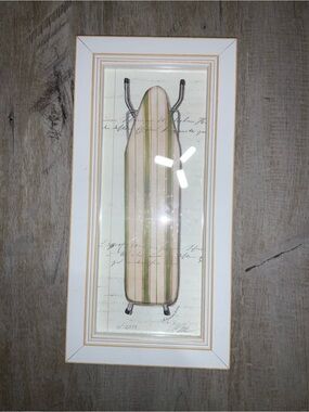 (Bin 4) Spicher and Company, picture frame with iron board